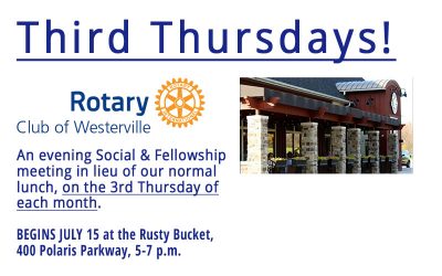 ‘Third Thursdays’ start July 15 at the Rusty Bucket